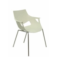 Biroja krēsls, balts, 3 gab. cena un informācija | Biroja krēsli | 220.lv