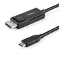 StarTech.com, USB C to DisplayPort, 2 m cena un informācija | Kabeļi un vadi | 220.lv
