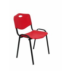 Biroja krēsls, sarkans, 4 gab. cena un informācija | Biroja krēsli | 220.lv