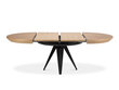 Paplašināms galds Windsor & Co Magnus 120 cm, brūns/melns cena un informācija | Virtuves galdi, ēdamgaldi | 220.lv