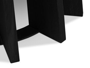 Kafijas galdiņš Interieurs 86 Irene, 140 cm, melns cena un informācija | Žurnālgaldiņi | 220.lv