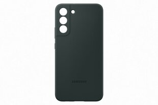 Silicone Cover for Samsung Galaxy S22 Plus, Tumši zaļš цена и информация | Чехлы для телефонов | 220.lv