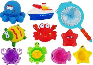 Vannas rotaļlietu komplekts ar tīkliņu cena un informācija | Rotaļlietas zīdaiņiem | 220.lv