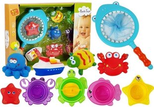 Набор игрушек для ванной с сетью цена и информация | Игрушки для малышей | 220.lv