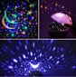 Zvaigžņu projektora nakts lampa 2in1 USB, violeta цена и информация | Svētku dekorācijas | 220.lv