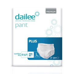 DAILEE Pant Premium Plus L 14gab. цена и информация | Подгузники, прокладки, одноразовые пеленки для взрослых | 220.lv