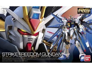 Сборная пластиковая модель Bandai - RG ZGMF-X20A Strike Freedom Gundam, 1/144, 61617 цена и информация | Конструкторы и кубики | 220.lv