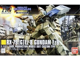 Сборная пластиковая модель Bandai - HGUC RX-79[G]Ez-8 Gundam Ez8, 1/144, 55753 цена и информация | Конструкторы и кубики | 220.lv