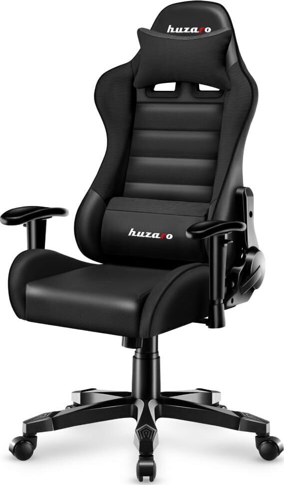 HUZARO RANGER 6.0 Black MELNAIS SPĒĻU KĒRSSLS цена и информация | Biroja krēsli | 220.lv