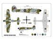 Airfix - Hawker Typhoon Ib Model set, 1/72, 55208 cena un informācija | Konstruktori | 220.lv