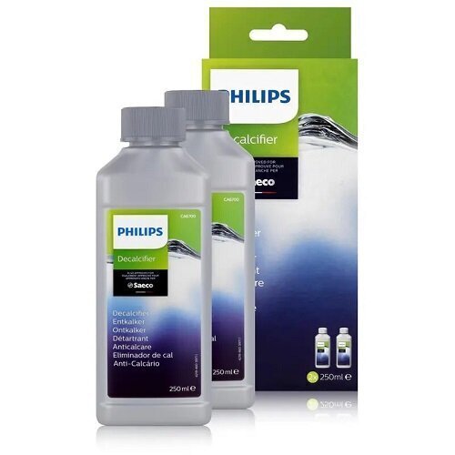 Atkaļķošanas šķidrums, Philips Saeco, 2x 250 ml цена и информация | Tīrīšanas līdzekļi | 220.lv