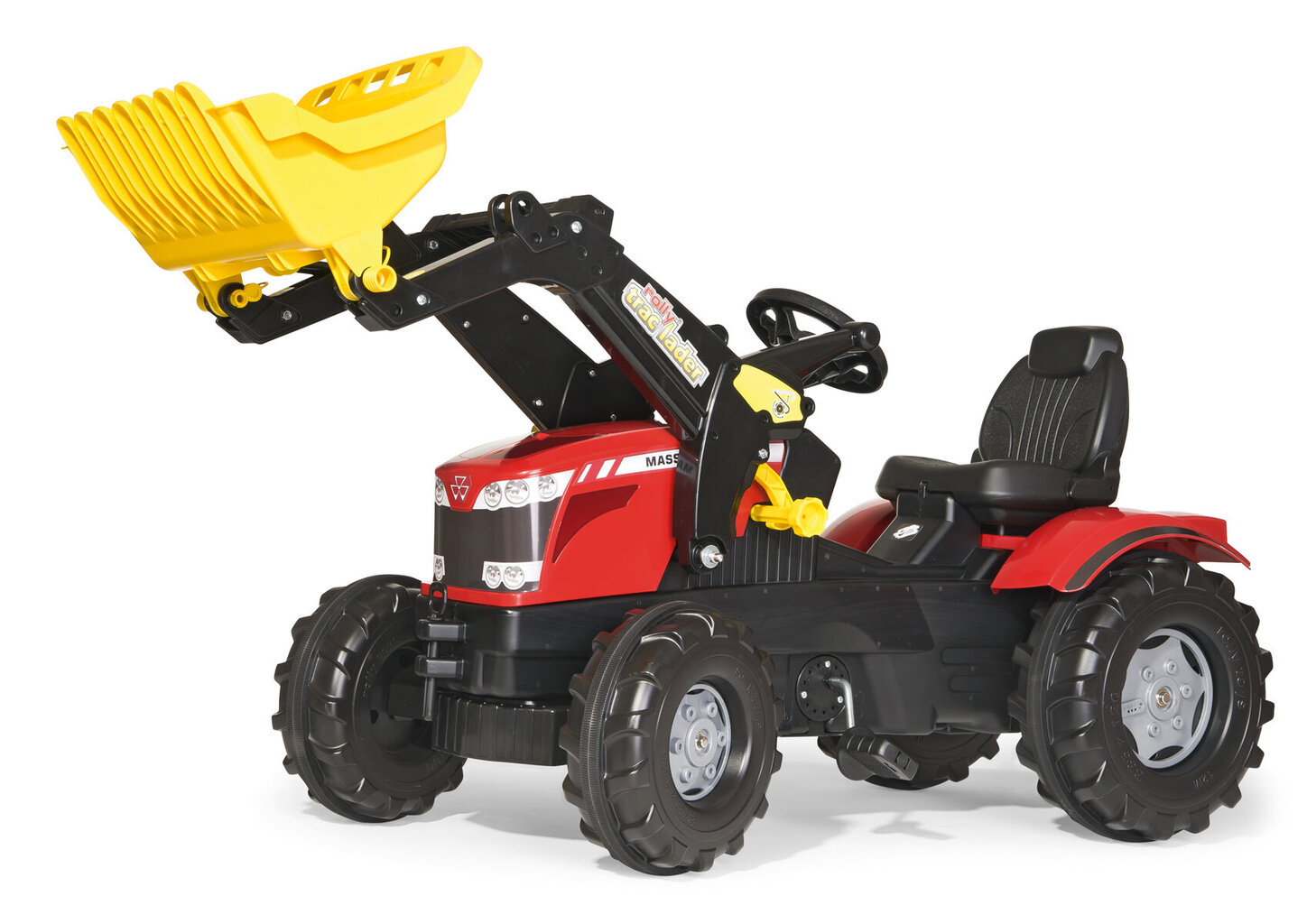 Bērnu traktors ar pedāļiem un kausu, Rolly Toys rollyFarmtrac MF 611133 цена и информация | Rotaļlietas zēniem | 220.lv