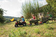Bērnu traktors ar pedāļiem un kausu, Rolly Toys rollyFarmtrac MF 611133 cena un informācija | Rotaļlietas zēniem | 220.lv