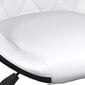 Bāra krēsli vidaXL, 2 gab., balti/melni cena un informācija | Virtuves un ēdamistabas krēsli | 220.lv