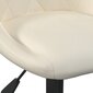 Bāra krēsli vidaXL, 2 gab., krēmkrāsas cena un informācija | Virtuves un ēdamistabas krēsli | 220.lv