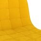 Bāra krēsli vidaXL, 2 gab., dzelteni cena un informācija | Virtuves un ēdamistabas krēsli | 220.lv