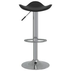 Выгнутый барный стул, черный, 100% пу цена и информация | Стулья для кухни и столовой | 220.lv