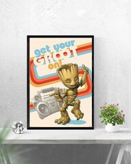 Стражи Галактики Get Your Groot On - плакат 61x91,5 cm цена и информация | Картины | 220.lv