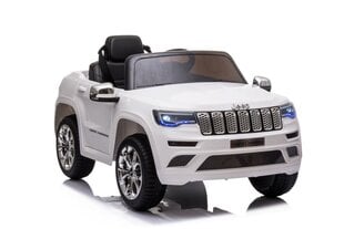Одноместный электромобиль Jeep Grand Cherokee, белый цена и информация | Электромобили для детей | 220.lv