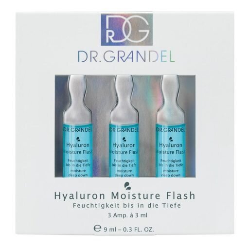 Aktīvā koncentrāta ampulas Dr.Grandel Hyaluron Moisture Flash, 3 x 3ml cena un informācija | Serumi sejai, eļļas | 220.lv