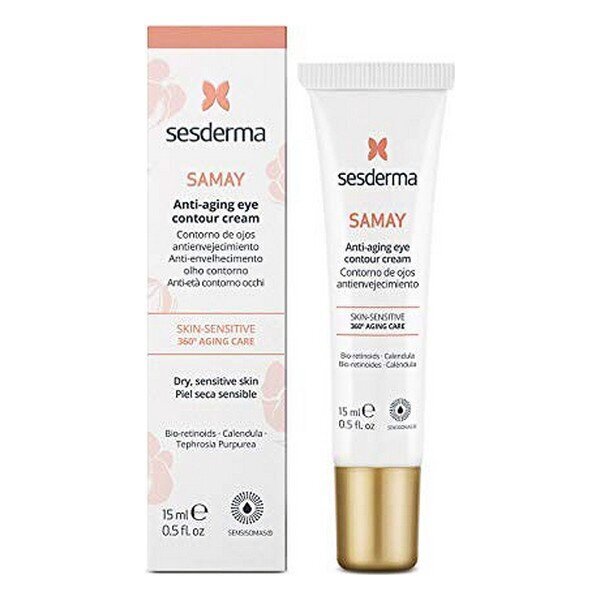 Acu krēms jautriai odai Sesderma Samay, 15 ml cena un informācija | Acu krēmi, serumi | 220.lv