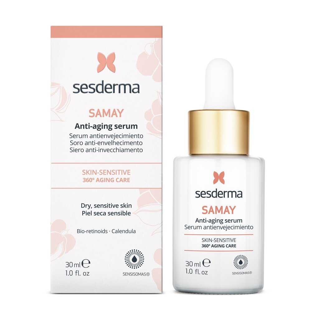 Serums jutīgai ādai Sesderma Samay, 30 ml cena un informācija | Acu krēmi, serumi | 220.lv