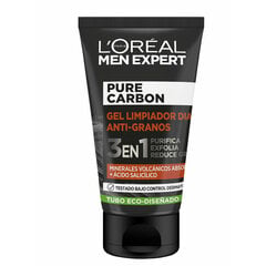 Sejas skrubis L'Oreal Make Up Men Expert Pure Carbon, 100 ml cena un informācija | Sejas ādas kopšana | 220.lv