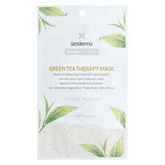 Sejas maska Beauty Treats Green Tea Sesderma, 25 ml cena un informācija | Sejas maskas, acu maskas | 220.lv