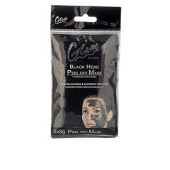 Attīroša maska Glam Of Sweden Black Head Peel, 3 x 8 g cena un informācija | Sejas maskas, acu maskas | 220.lv