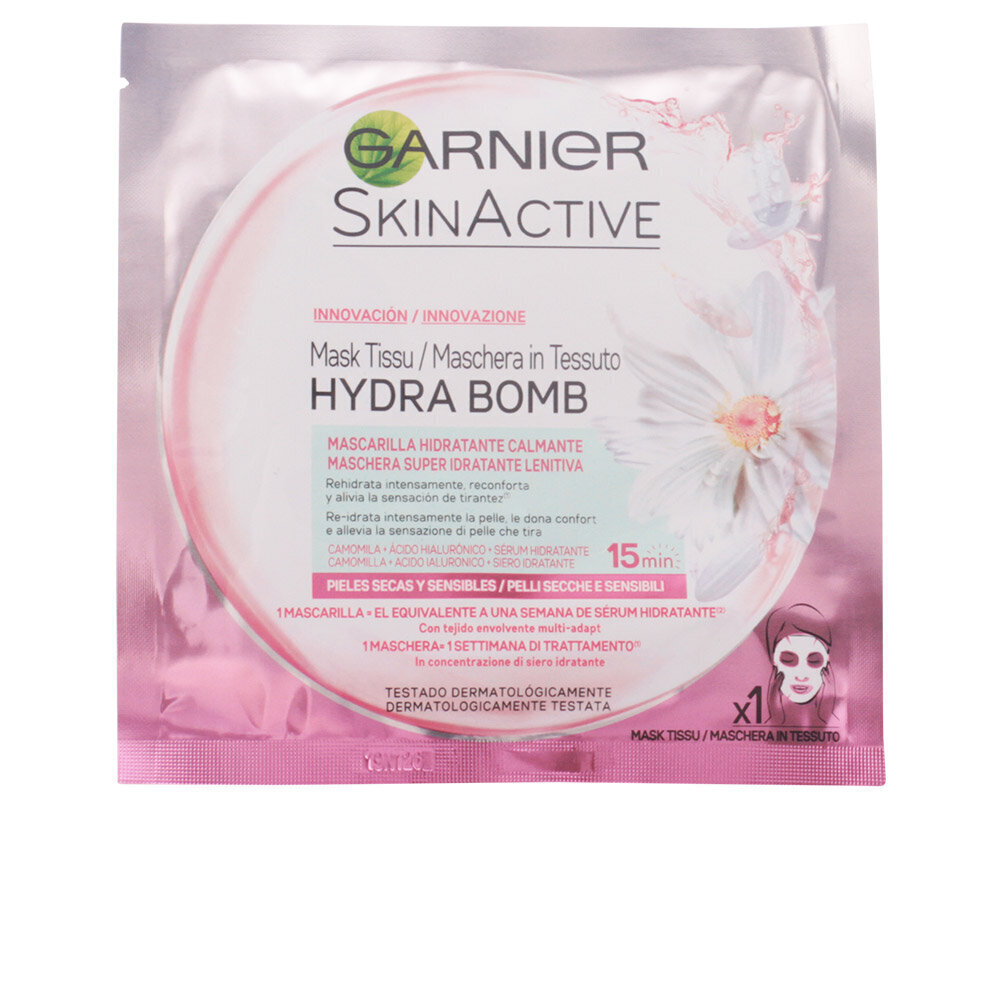 Sejas maska Garnier Skinactive Hydrabomb cena un informācija | Sejas maskas, acu maskas | 220.lv