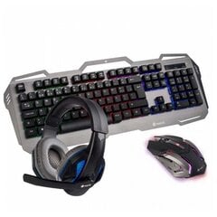 Игровые клавиатура и мышь NGS GBX-1500 LED 2400 DPI Серый цена и информация | Клавиатуры | 220.lv