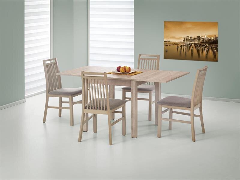 Izvelkamais galds Halmar Gracjan, ozolkoka krāsā цена и информация | Virtuves galdi, ēdamgaldi | 220.lv