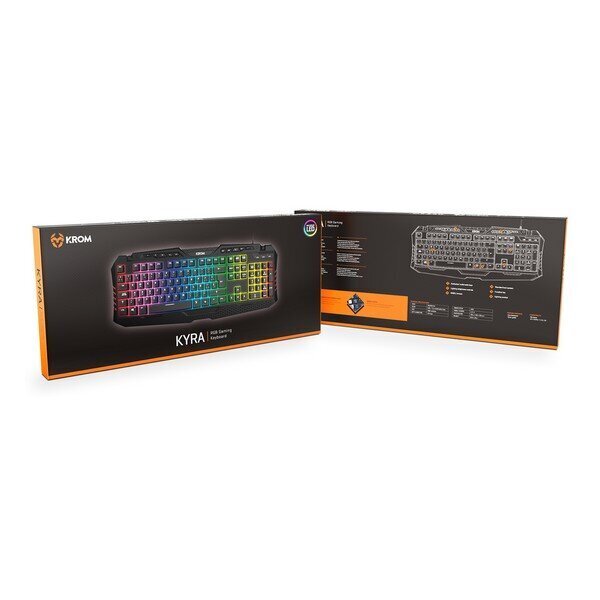 Krom Kyra RGB USB cena un informācija | Klaviatūras | 220.lv