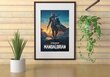 Zvaigžņu kari The Mandalorian Nightfall — plakāts 61x91,5 cm cena un informācija | Gleznas | 220.lv