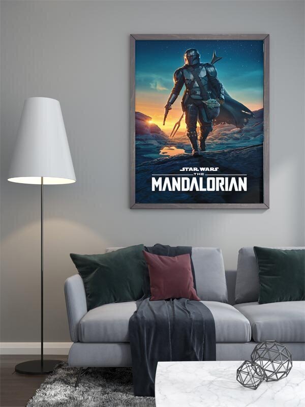 Zvaigžņu kari The Mandalorian Nightfall — plakāts 61x91,5 cm cena un informācija | Gleznas | 220.lv