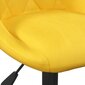 Bāra krēsls vidaXL, sinepju dzeltens cena un informācija | Virtuves un ēdamistabas krēsli | 220.lv
