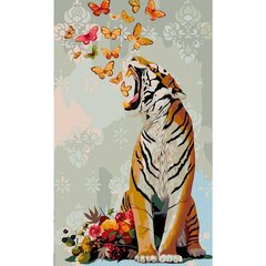 Набор для рисования по номерам Дух тигра 30x50 цена и информация | Картины | 220.lv