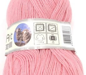 Adīšanas diegi YarnArt Wool, krāsa rozā 597R cena un informācija | Adīšana | 220.lv