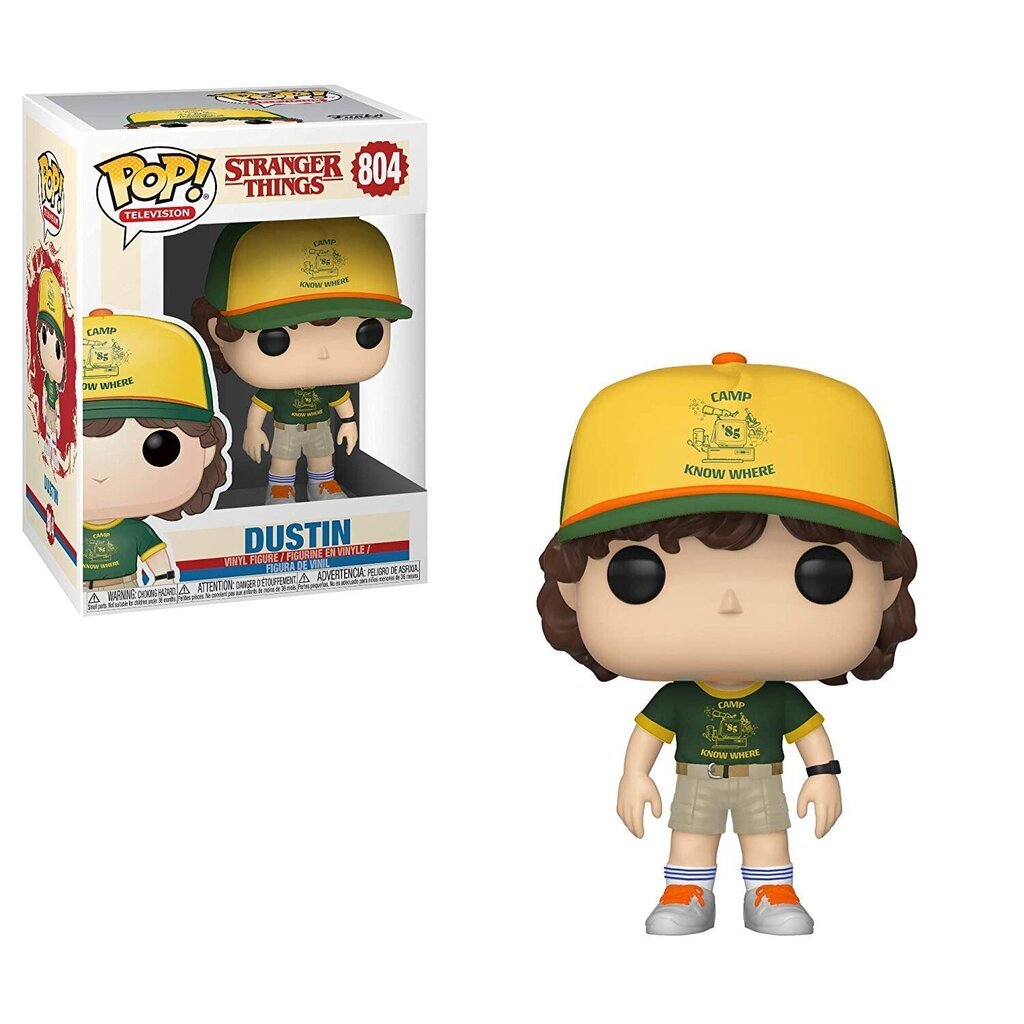 Funko POP! Stranger Things Season 3 - Dustin at Camp cena un informācija | Datorspēļu suvenīri | 220.lv