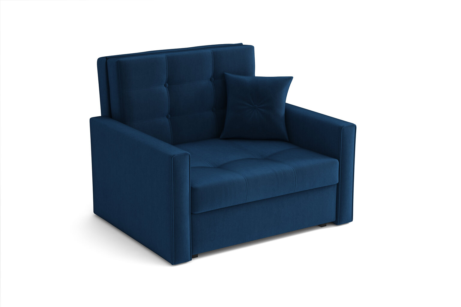 Dīvāns NORE Iva 1, zils cena un informācija | Dīvāni | 220.lv