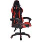 Datorgalda un krēsla komplekts Tezaur, melns/sarkans cena un informācija | Datorgaldi, rakstāmgaldi, biroja galdi | 220.lv