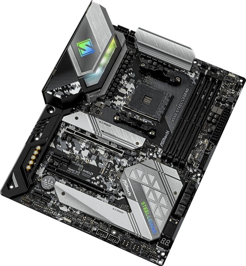 ASRock B550 Steel Legend cena un informācija | Mātesplates | 220.lv