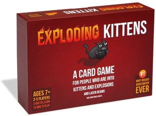Galda spēle Exploding Kittens, angļu valodā cena un informācija | Galda spēles | 220.lv