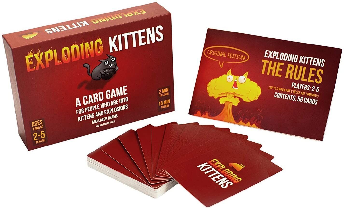 Galda spēle Exploding Kittens, angļu valodā cena un informācija | Galda spēles | 220.lv