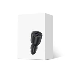 Ugreen Car Charger 2x USB Type C / 1x USB 69W 5A Power Delivery Quick Charge black (20467) cena un informācija | Lādētāji un adapteri | 220.lv