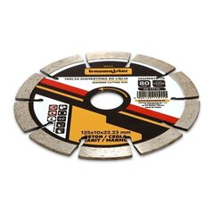 Baumajster dimanta disks 125x2mm cena un informācija | Rokas instrumenti | 220.lv