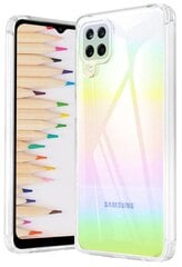 Aurora Holographic Rainbow hard case Samsung Galaxy A12 cena un informācija | Telefonu vāciņi, maciņi | 220.lv