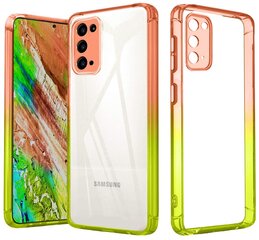 ColorFul Hard Case For Samsung Galaxy A51/ A51 4G, zaļš/rozā cena un informācija | Telefonu vāciņi, maciņi | 220.lv