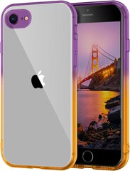 Чехол ColorFul Hard Case For Apple iPhone 7/8/SE2020, purple/orange цена и информация | Чехлы для телефонов | 220.lv