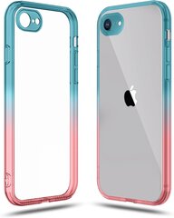 Чехол ColorFul Hard Case For Apple iPhone 7/8/SE2020, blue/ pink цена и информация | Чехлы для телефонов | 220.lv